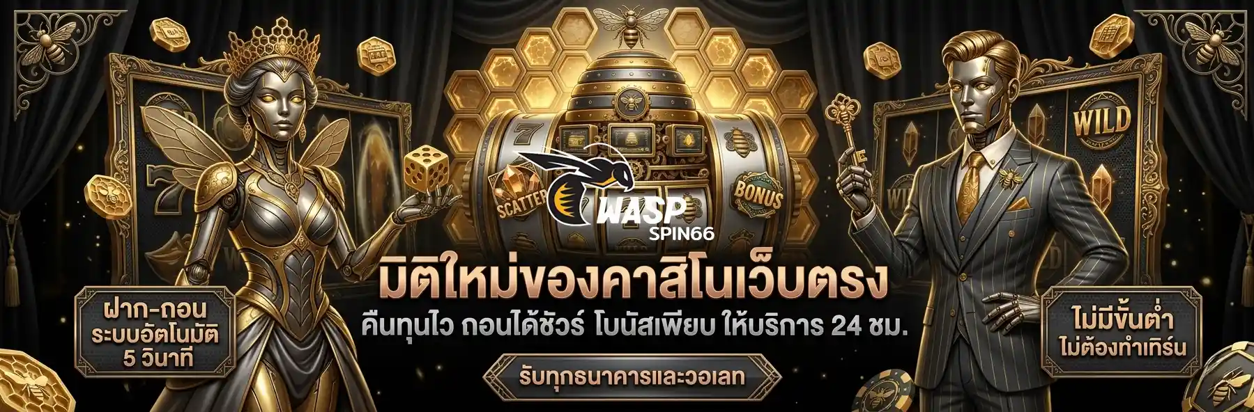 waspspin ทางเข้า